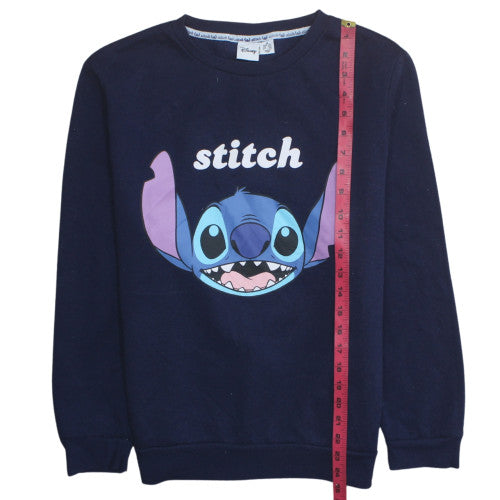 Womens UK Size 12/14 Disney Blue Pullover Sweatshirt