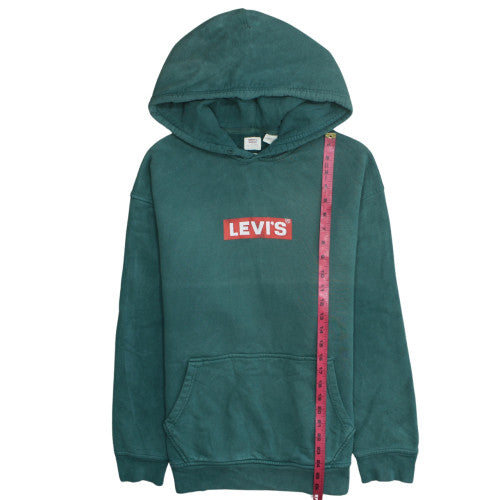 Mens UK Size S Levi's Green Pullover Hoodie