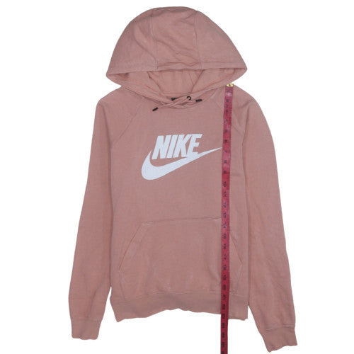 Womens UK Size S Nike Pink Pullover Hoodie