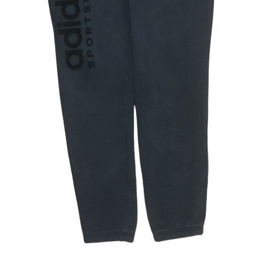 Mens UK Size XL adidas Regular Fit Jogger Black Trousers