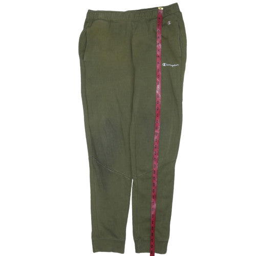 Mens UK Size M Champion Regular Fit Jogger Green Trousers