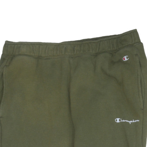Mens UK Size M Champion Regular Fit Jogger Green Trousers