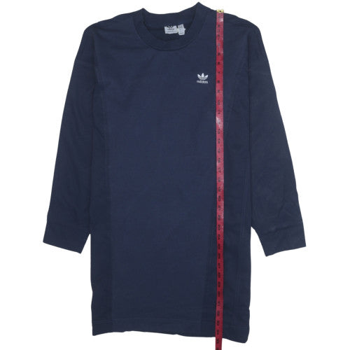 Womens UK Size 14 adidas Blue Pullover Sweatshirt