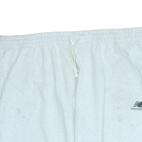 Mens UK Size S New Balance Regular Fit Sweatpants White Trousers