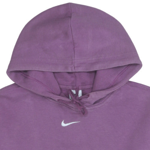 Womens UK Size M Nike Purple Pullover Hoodie