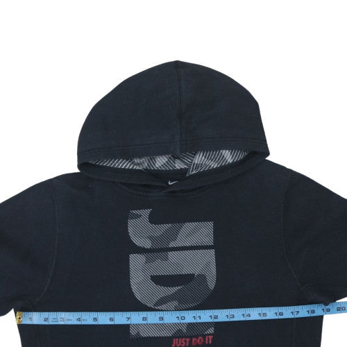 Boys UK Size 12-13 Years Nike Black Pullover Hoodie