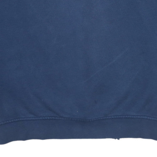 Mens UK Size M adidas Blue Pullover Sweatshirt