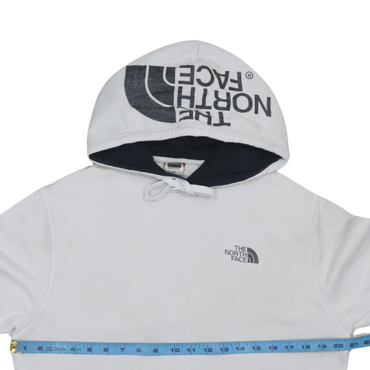 Mens UK Size M The North Face White Pullover Hoodie