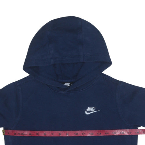 Boys UK Size L Nike Blue Pullover Hoodie