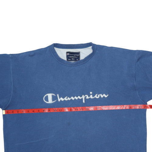 Mens UK Size XL Champion Blue Pullover Sweatshirt