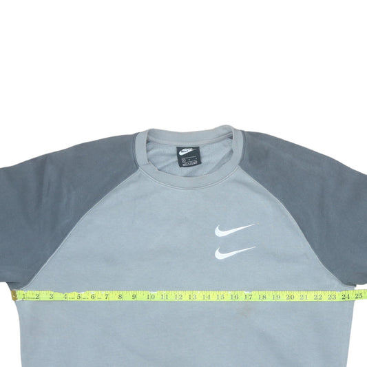 Mens UK Size L Nike Grey Pullover Sweatshirt