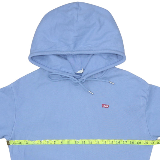 Womens UK Size S Levi's Blue Pullover Hoodie