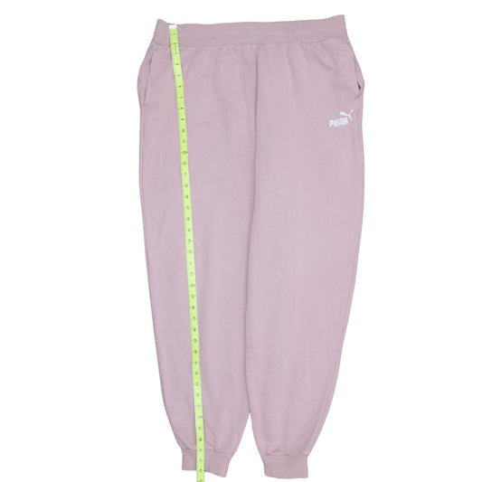 Womens UK Size XL PUMA Regular Fit Jogger Pink Trousers
