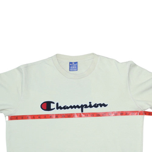 Mens UK Size XL Champion Beige Pullover Sweatshirt