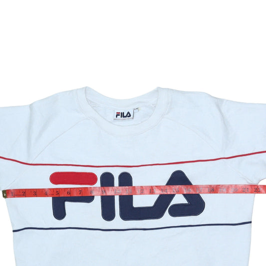 Womens UK Size 10 FILA White Pullover Sweatshirt