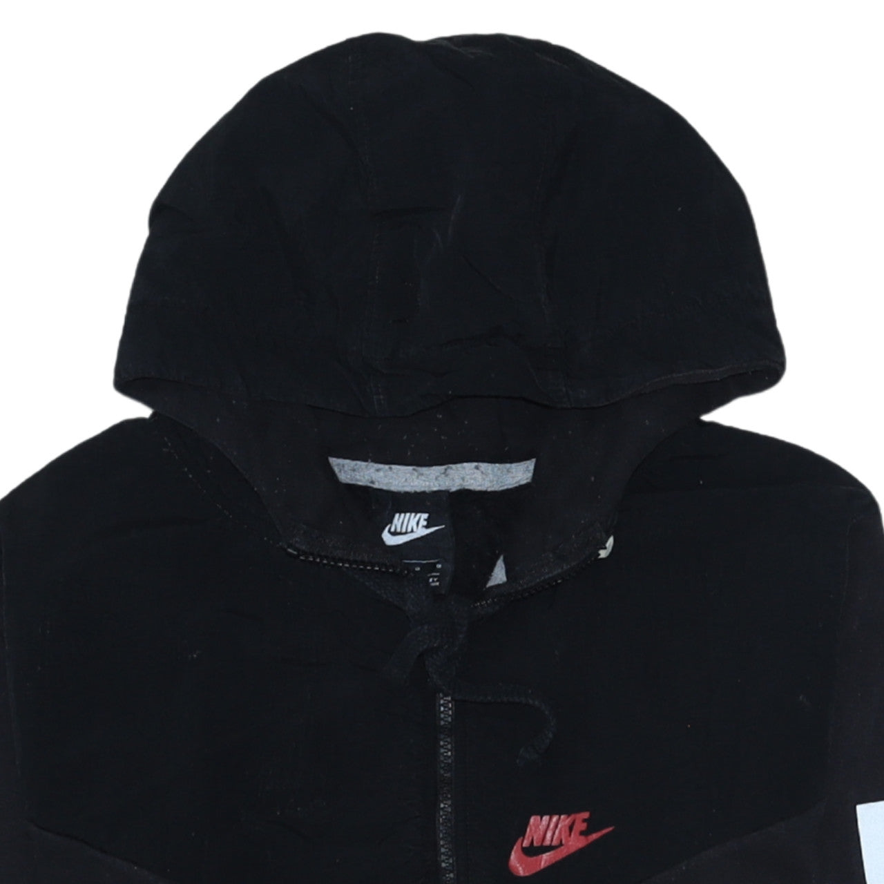 Mens UK Size S Nike Black Full Zip Hoodie