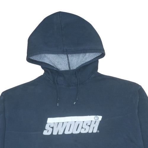 Mens UK Size M Nike Blue Pullover Hoodie