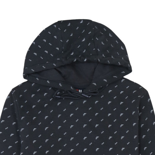 Mens UK Size XS FILA Black Pullover Hoodie