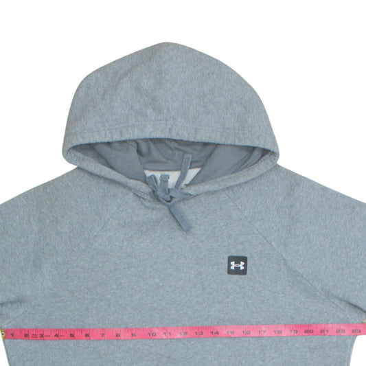 Mens UK Size M Under armour Grey Pullover Hoodie