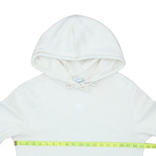 Womens UK Size 8 adidas Ivory Pullover Hoodie