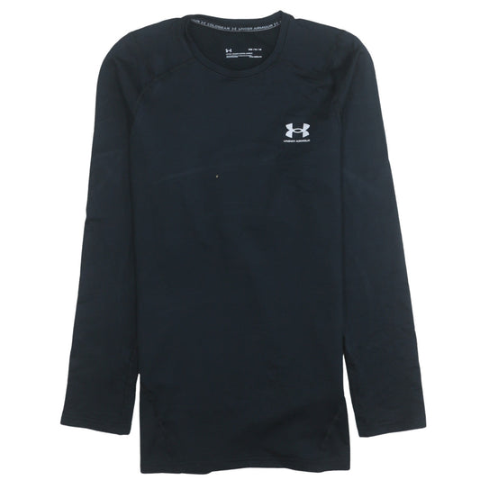 Mens UK Size M Under armour Black Running & JoggingGym & TrainingFootball T-Shir