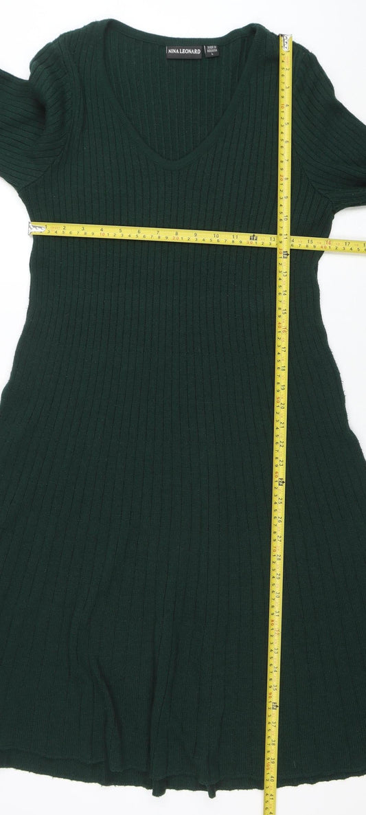 Womens UK Size L Nina Leonard A-Line Dress