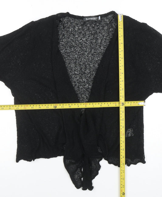 Womens UK Size L Bonmarché Black Cardigan Jumper