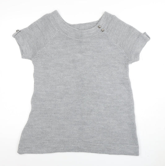 Womens UK Size 12 Evie Grey Pullover Jumper
