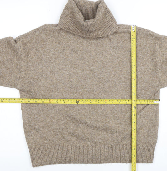 Womens UK Size S H&M Beige Pullover Jumper
