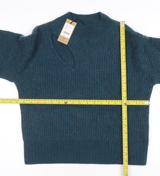 Womens UK Size S Hush Blue Pullover Jumper