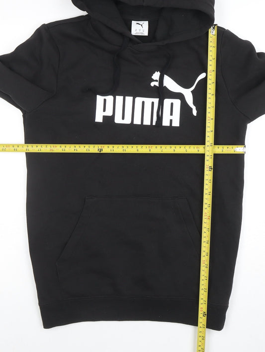 Mens UK Size XS PUMA Black Pullover Hoodie