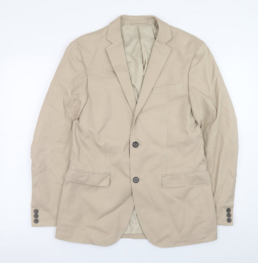 Mens UK Size S Linea Beige Basic Jacket