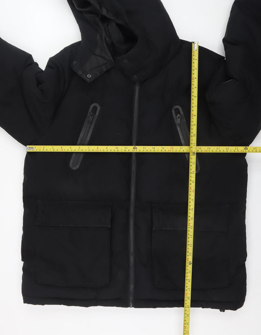 Mens UK Size XL Closure London Black Puffer Jacket