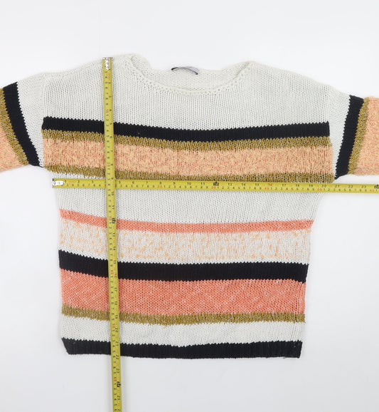 Womens UK Size S Marks and Spencer Multicoloured Pullover Jumper