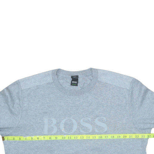 Mens UK Size 2XL HUGO BOSS Grey Pullover Sweatshirt