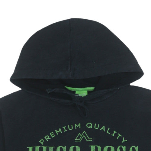 Mens UK Size S HUGO BOSS Black Pullover Hoodie