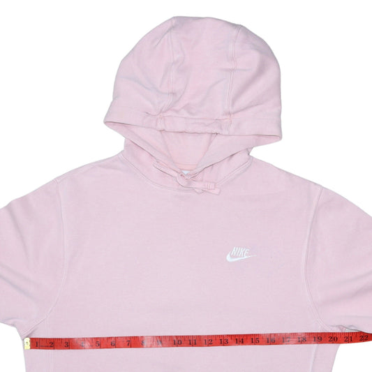 Womens UK Size XS Nike Pink Pullover Hoodie