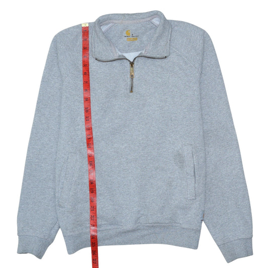 Mens UK Size S Carhartt Grey Pullover Sweatshirt