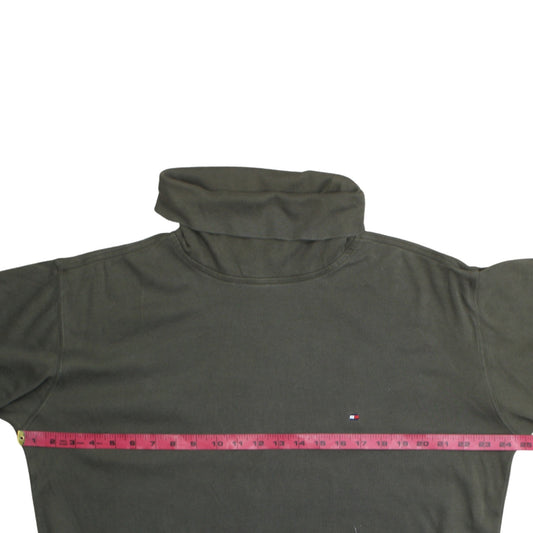 Mens UK Size L Tommy Hilfiger Green Pullover Sweatshirt