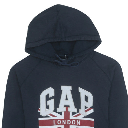Mens UK Size M Gap Blue Pullover Hoodie