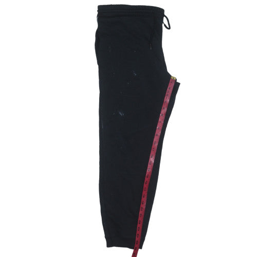 Mens UK Size L Reebok Regular Fit Jogger Black Trousers