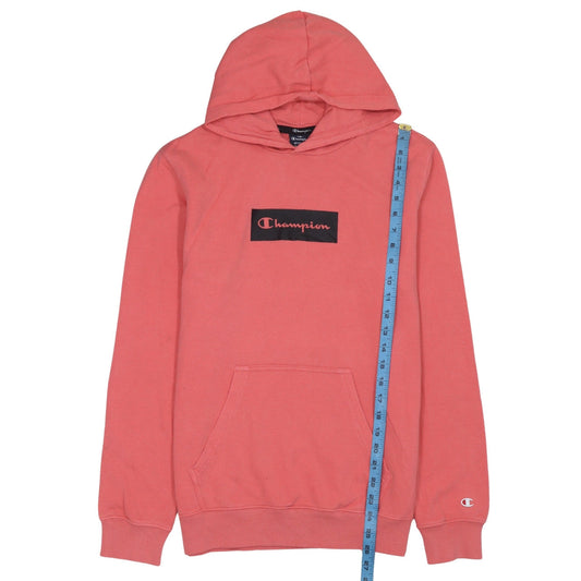 Mens UK Size M Champion Pink Pullover Hoodie