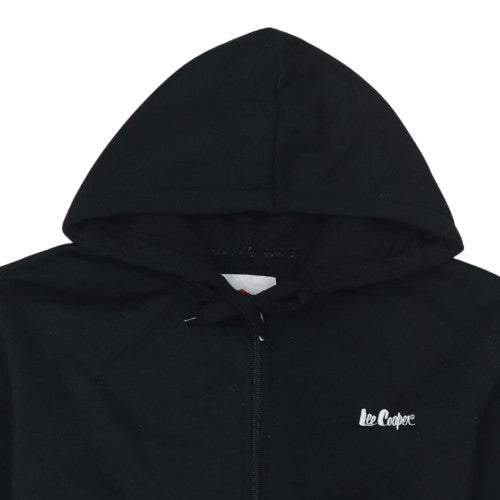 Mens UK Size S Lee Cooper Black Full Zip Hoodie