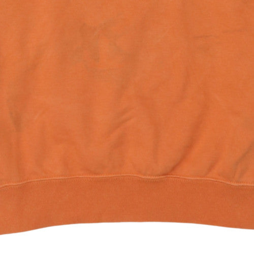 Mens UK Size M Champion Orange Pullover Sweatshirt