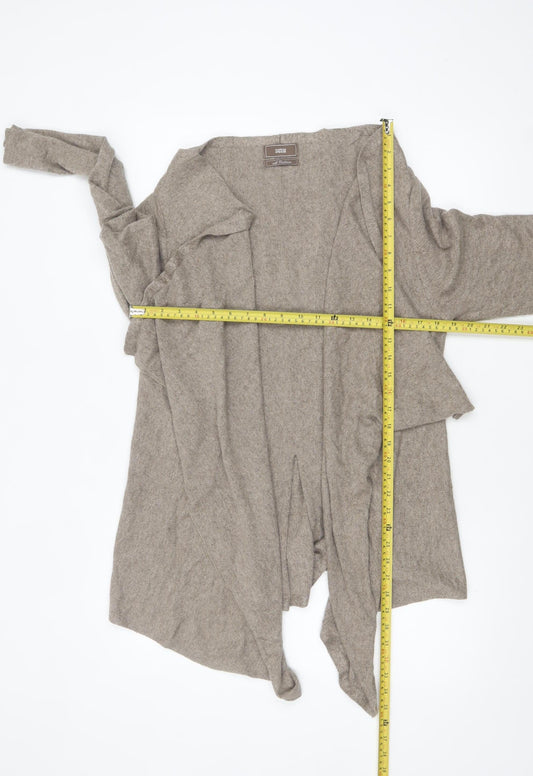 Womens UK Size 16-18 Marks and Spencer Beige Cardigan Jumper