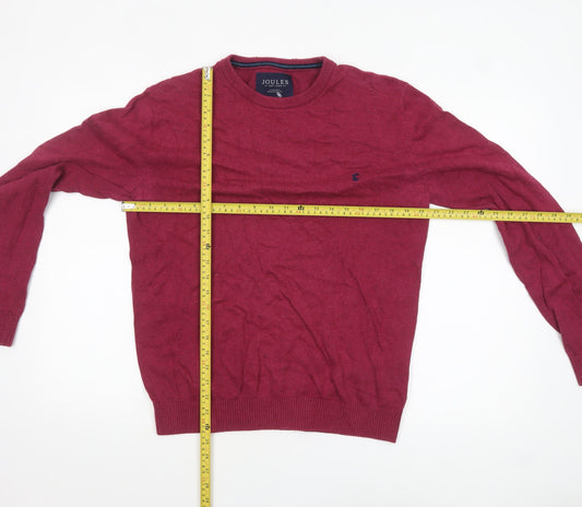 Mens UK Size S Joules Red Pullover Jumper