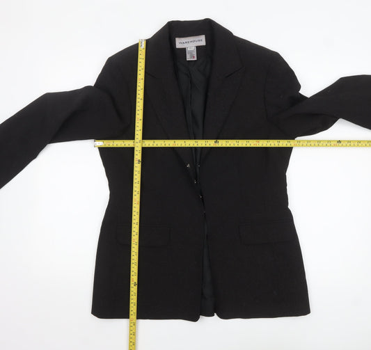 Womens UK Size 16 Warehouse Regular Black Blazer