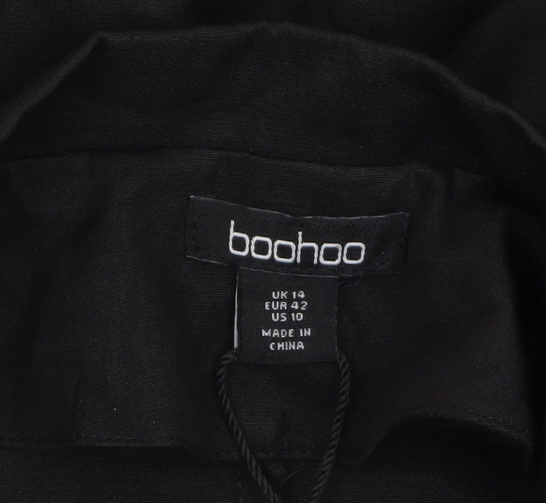 Womens UK Size 14 Boohoo Wrap Dress