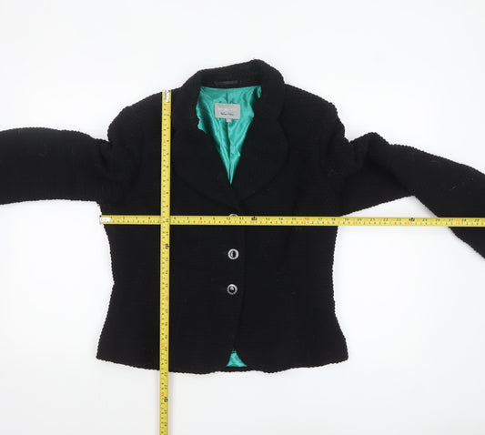 Womens UK Size 12 Marks and Spencer Regular Black Blazer