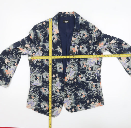Womens UK Size 16 Oasis Regular Blue Blazer